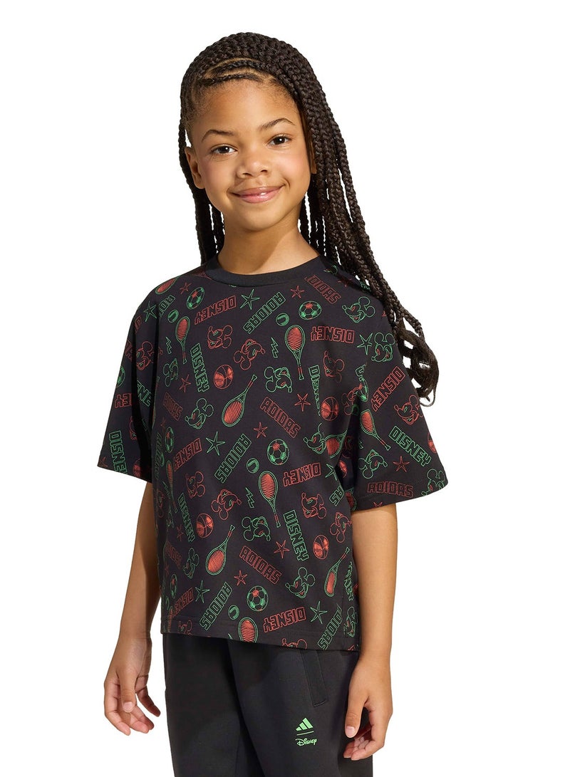 اديداس تيشيرت ميكي ماوس ديزني للأطفال الصغار - Image 1